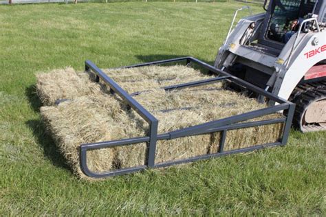 skid steer bale accumulator|small square bale accumulator manufacturers.